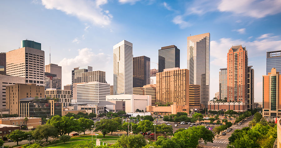 Photo of Downtown Houston's Skyline